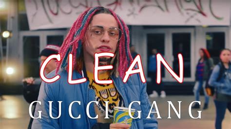 gucci gang clean|who sings gucci gang.